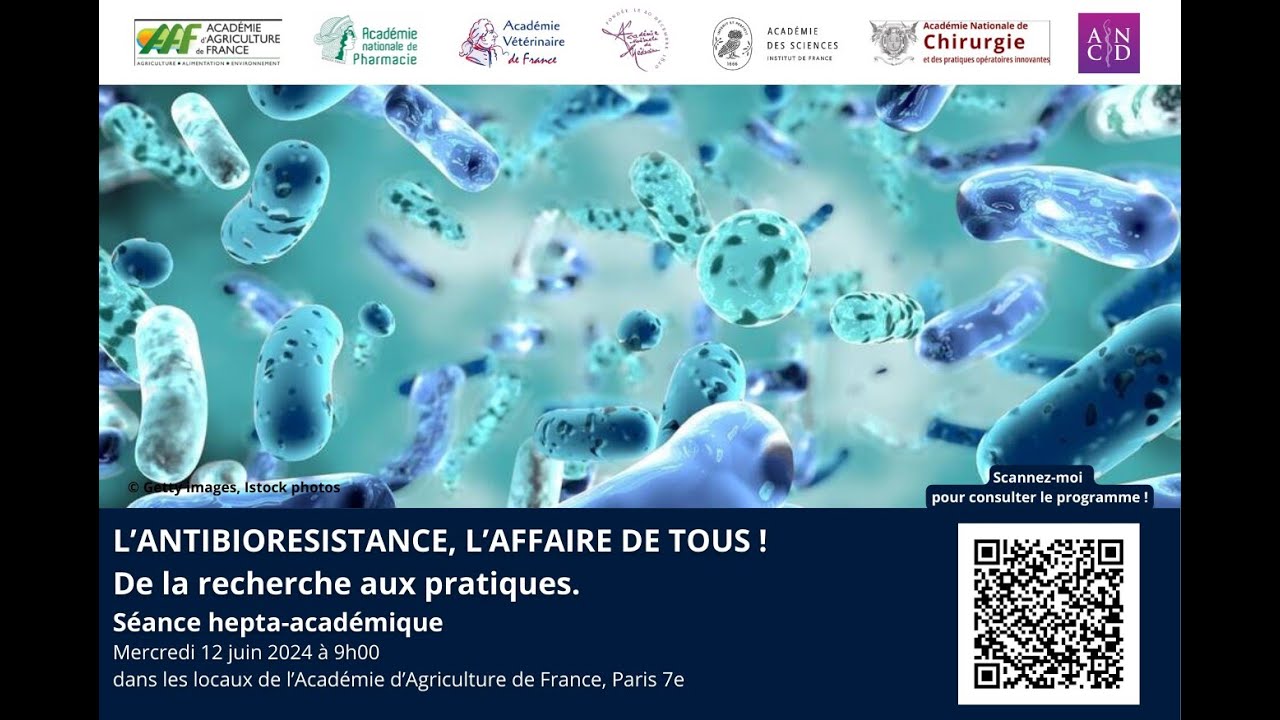 12/06/2024 : L’antibiorésistance, l’affaire de tous ! De la recherche aux pratiques (après-midi)