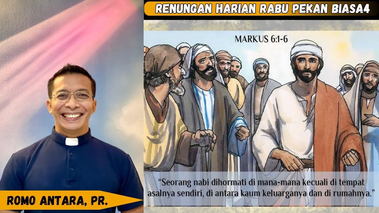 RenHar Rabu 04 Januari 2026 Pekan Biasa4 oleh Romo Antara, Pr.#renungan #renungankatolik #katolik 