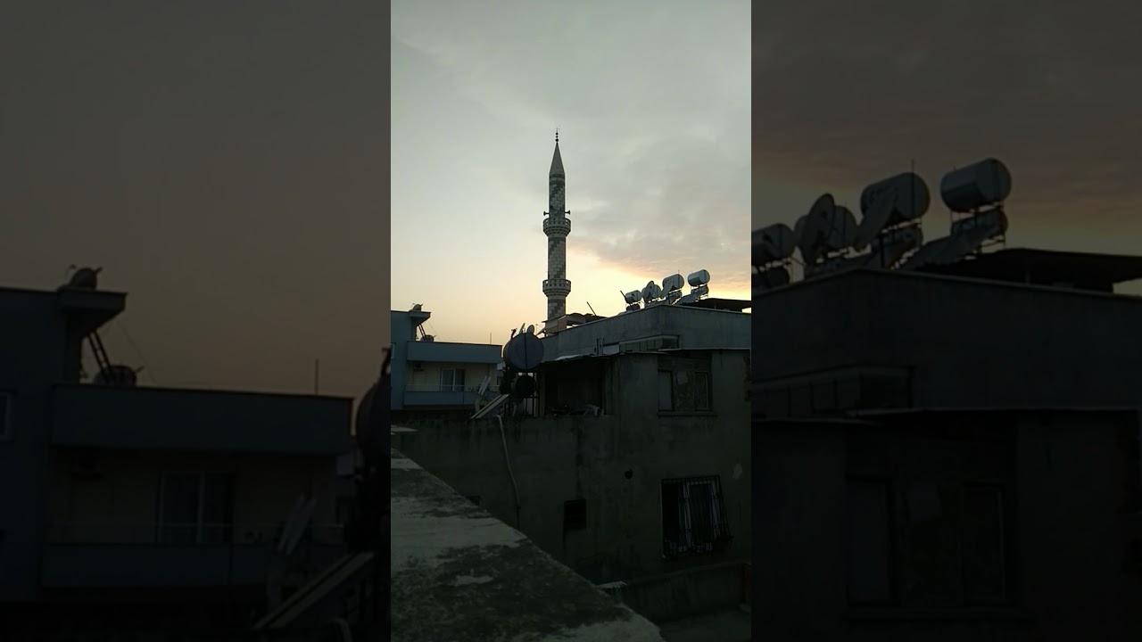 Mersin Merkezi Sistem Akşam Ezanı... Okuyan : Veli Özdemir - Mersin Hazreti Hızır Camii Müezzini