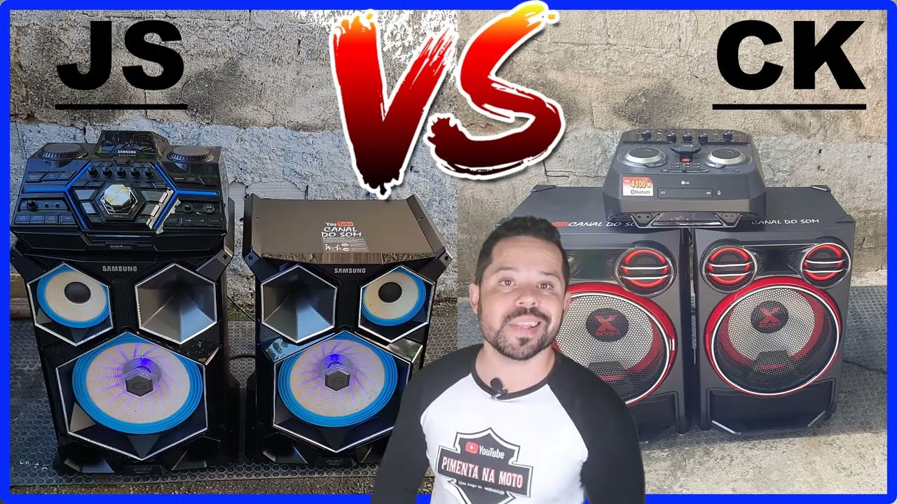 🟢 SAMSUNG JS9000 vs LG CK99 🟢 DUELO EM ÁREA ABERTA COM OS 2 TOCANDO FORTE, MAS FORTE MESMO NO ÚLTIMO