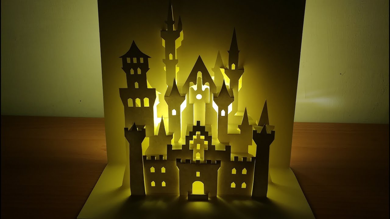 3d Schloss Neuschwanstein｜Castle Pop up card｜paper art｜kirigami art｜Origami Architecture｜3d新天鵝堡