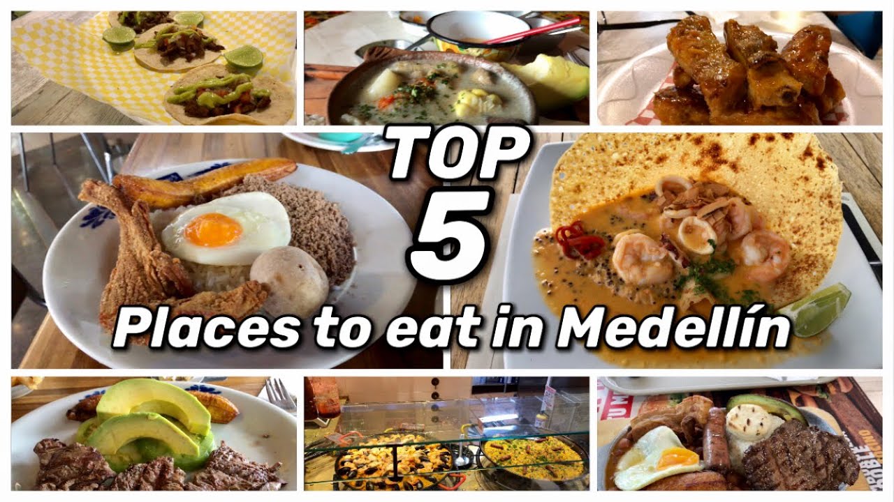TOP 5 best places to eat in Medellín Colombia