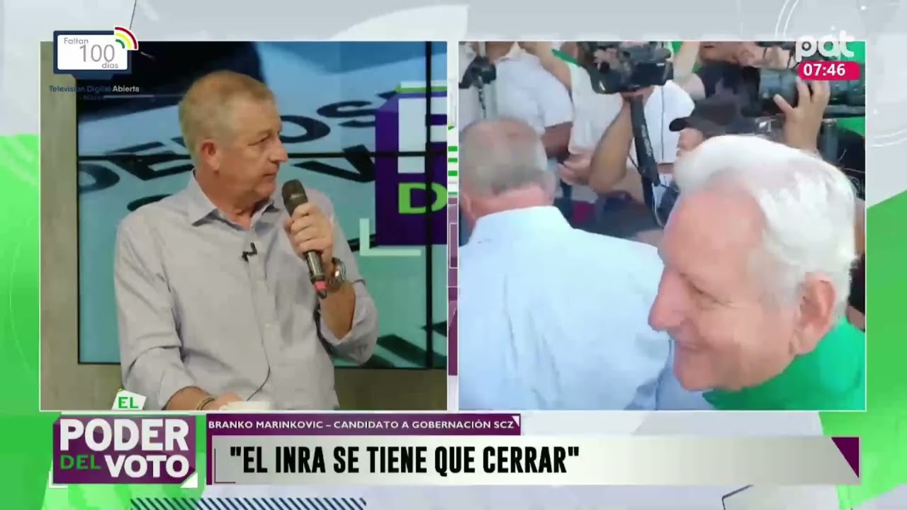 Branko Marinkovic, expone propuestas para Santa Cruz