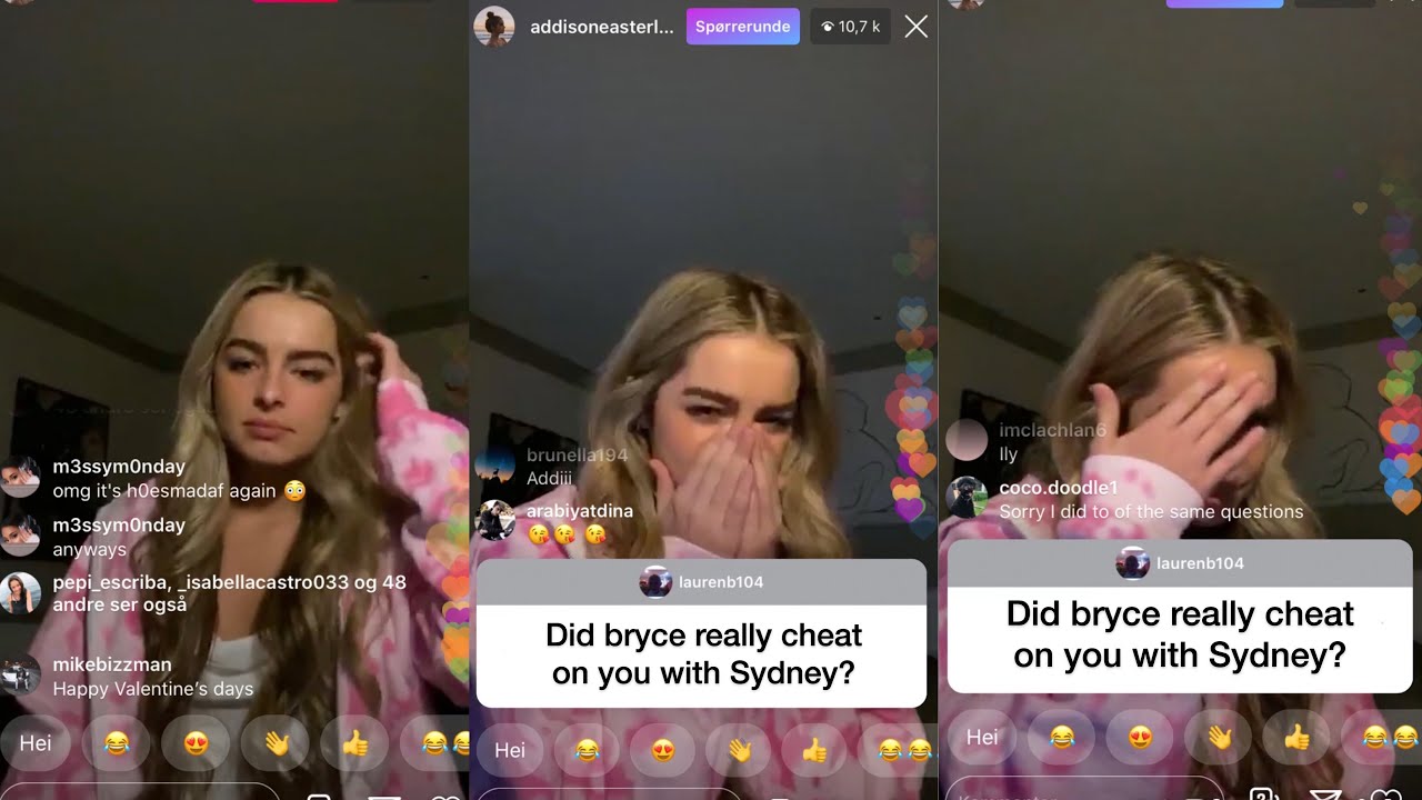 Addison Rae on live and answering questions about everything | FULL LIVE