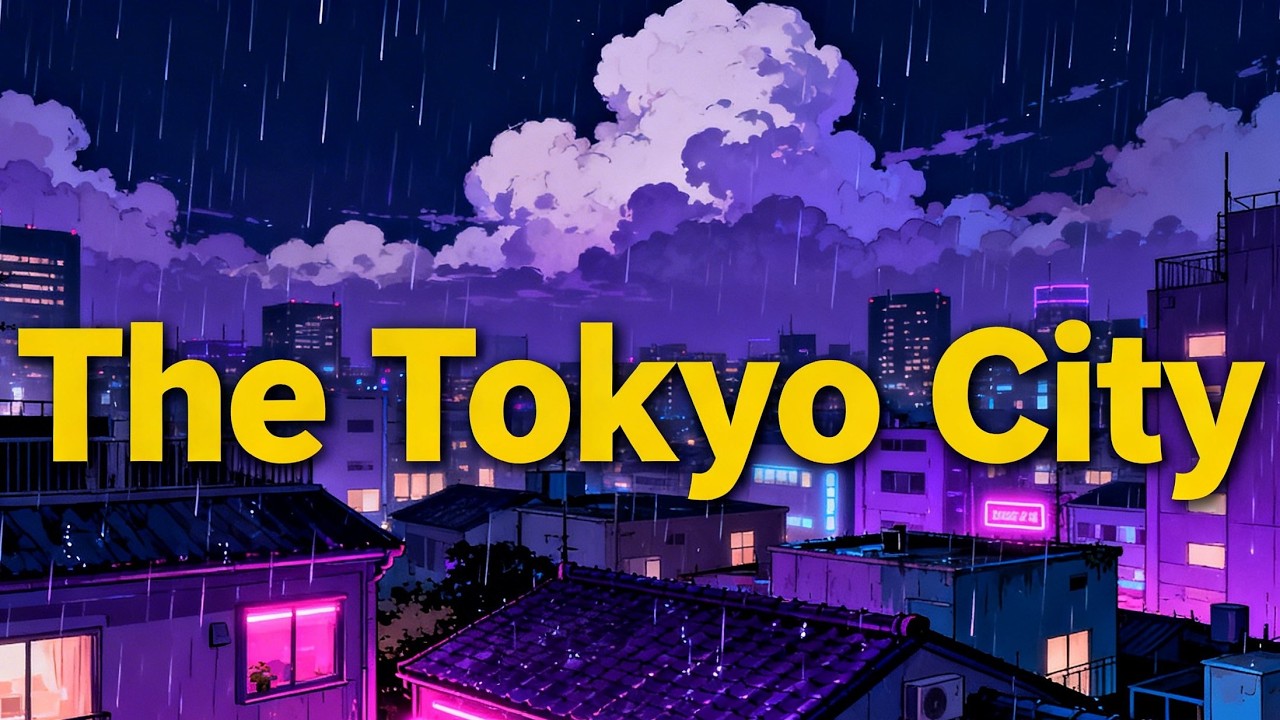 Tokyo Rainy Night (東京の雨) 🌧️ Lofi Beats for Deep Focus & Study