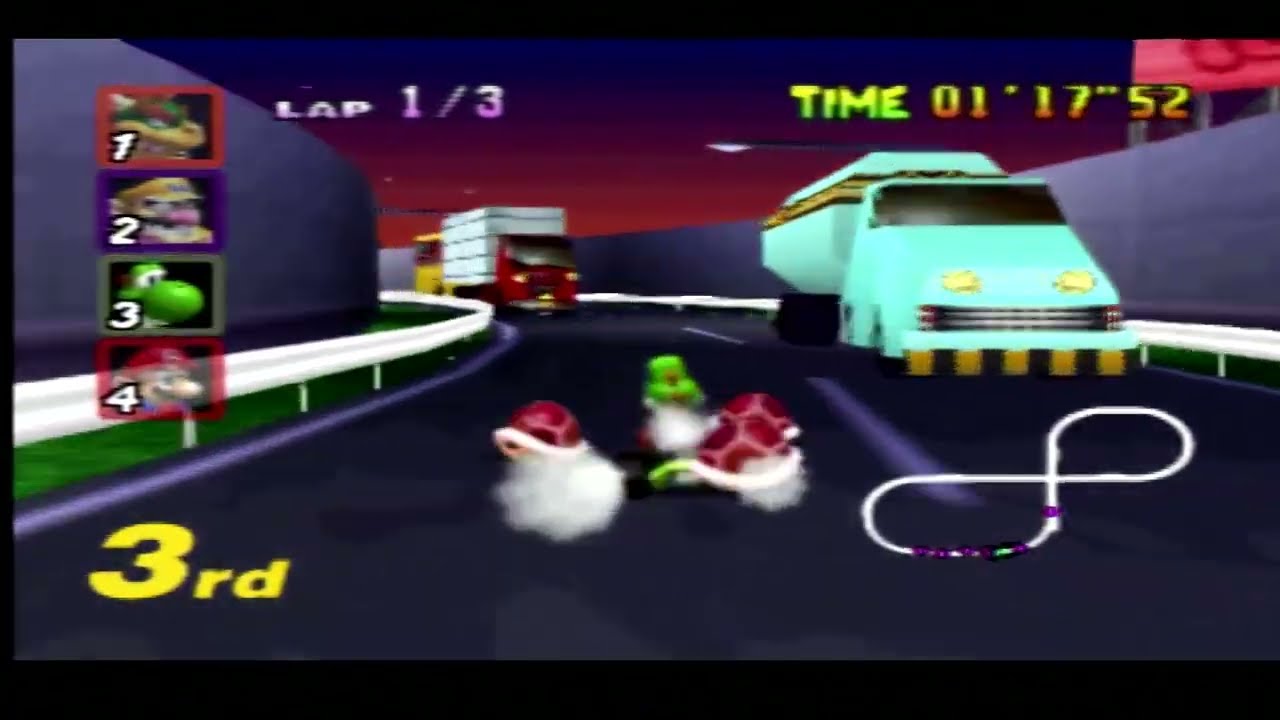 [N64] Mario Kart 64 - Flower Cup Extra