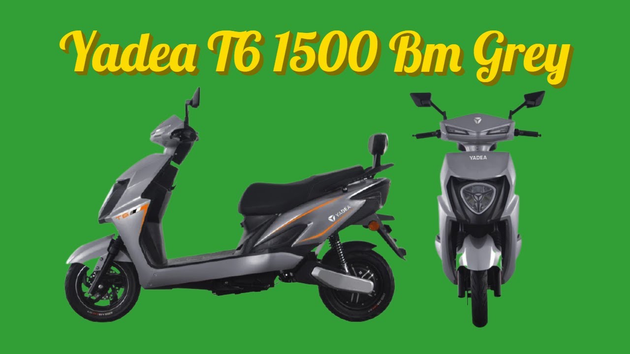 Электротранспорт для современных людей электроскутер Yadea T6 1500 Вт Grey (2000989429074)