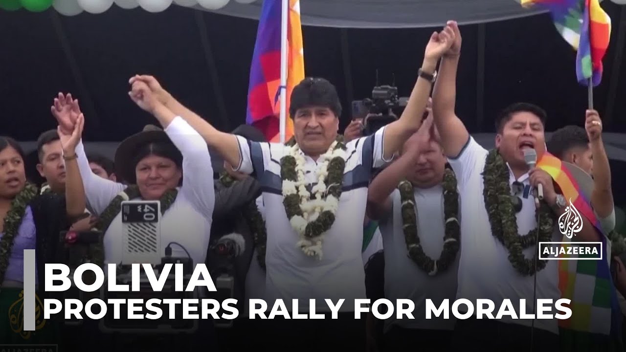 Evo Morales election eligibility: Supporters show support for politician in La Paz
