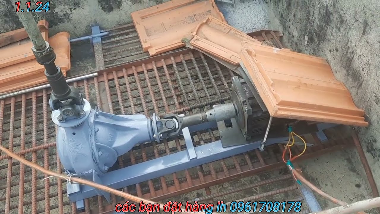 Tuabienre trục đứng tự chế hộ gia đình