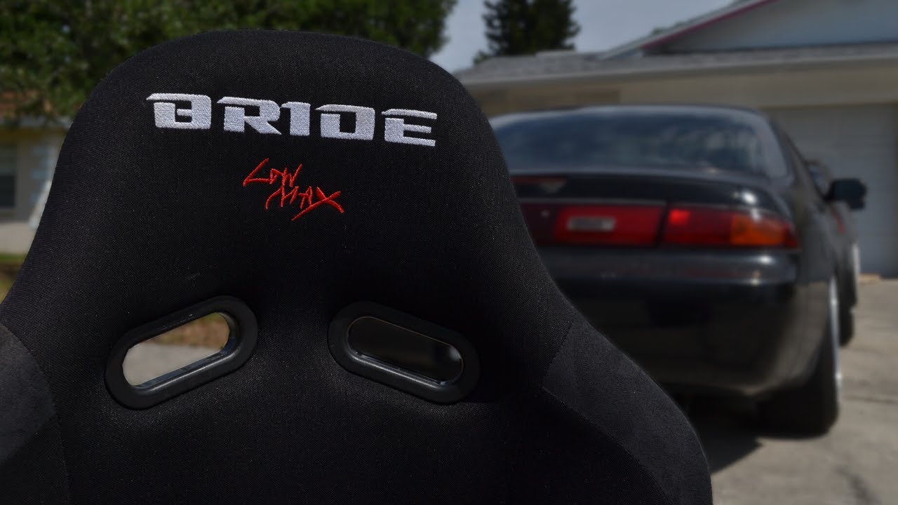 How to install Bride Low Max and PLM seat rails in a 240sx S14