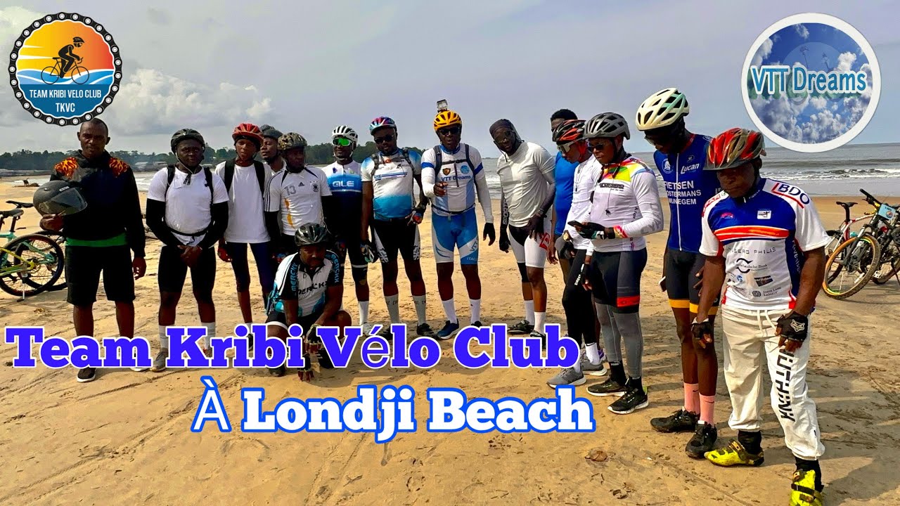 Team Kribi Vélo Club à Londji Beach