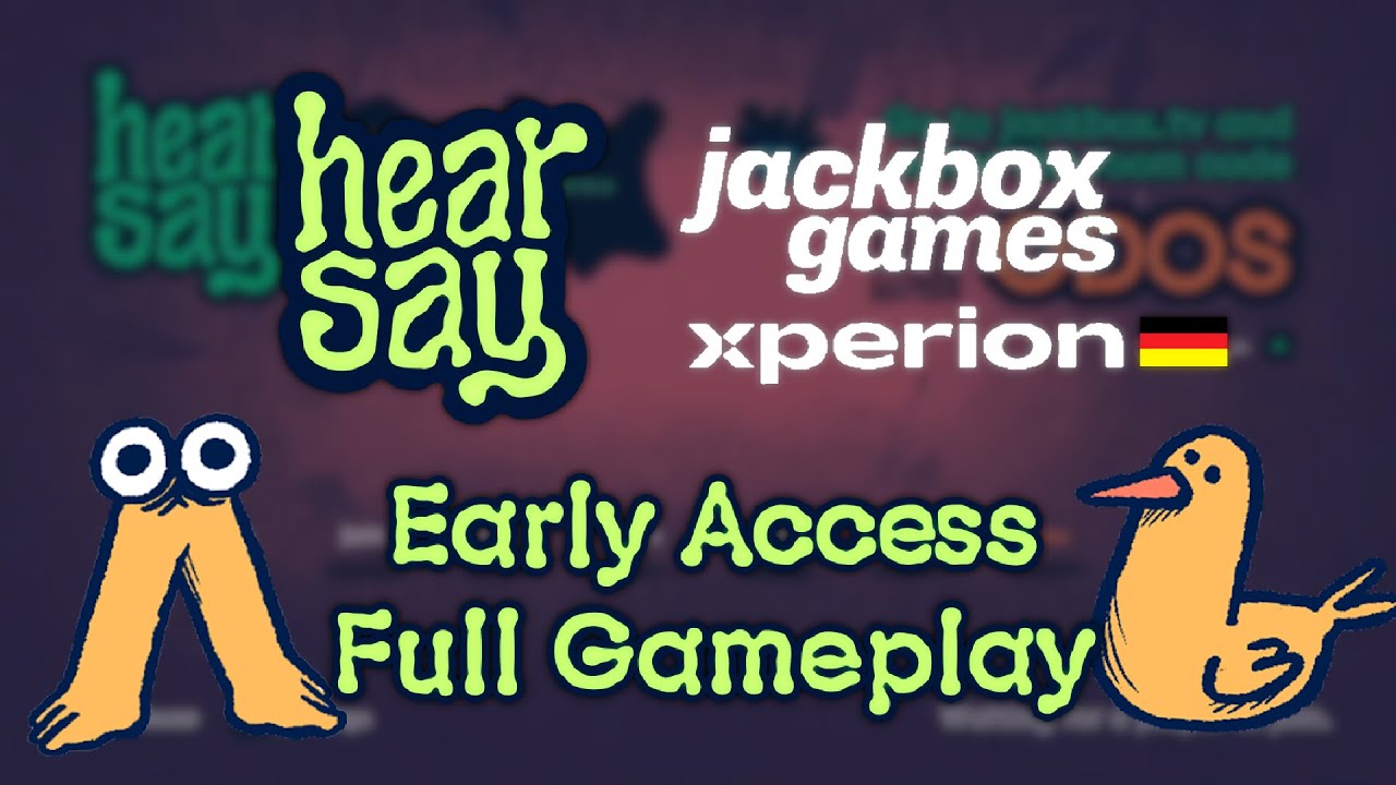 Hear Say [DE] - The Jackbox Party Pack 11 (Early Access Full Gameplay by urutox)