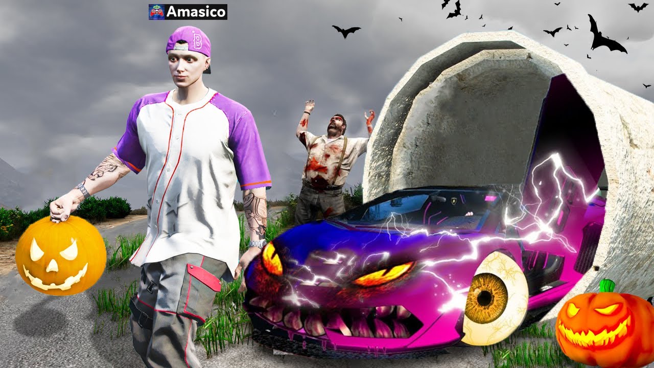 Am GASIT o MASINA de HALLOWEEN in GTA 5! (Hide & Seek)