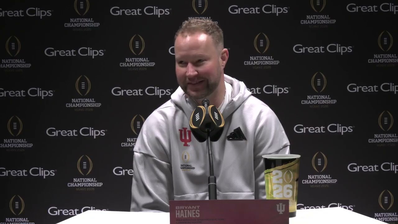 Indiana Football: Bryant Haines at National Championship Media Day