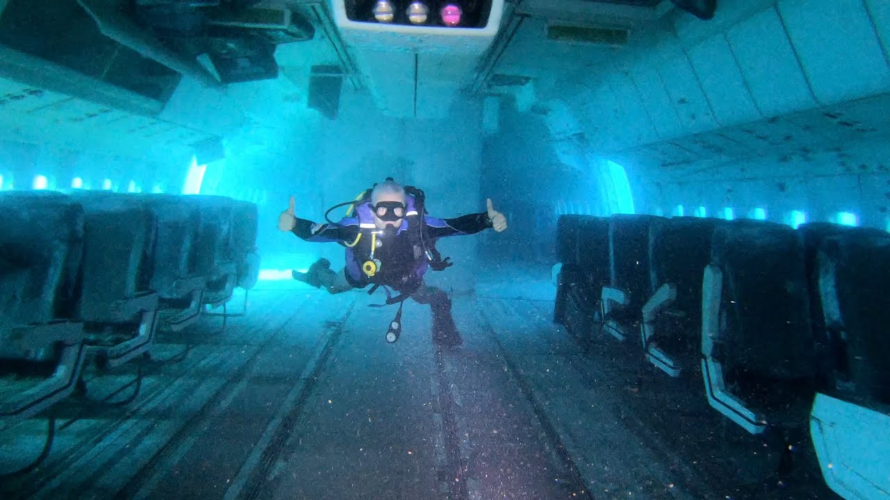 Aqaba Diving Wrecks: Military Museum, Lockheed TriStart Plane and Cedar Pride Cargo Ship in 4k 60fps