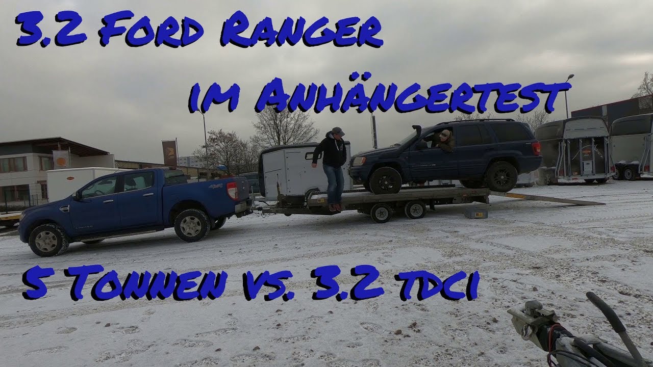Verbrauch bei 5t Zuggewicht ? Teil2 Verbrauch Anhängerbetrieb | Der Ford Ranger 3.2 Diesel