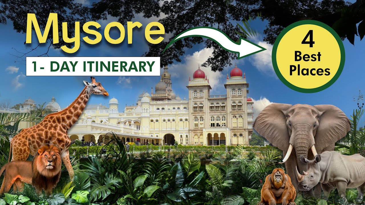 Exploring Mysore in 1 Day | Mysore Trip Plan | Places To Visit in Mysore