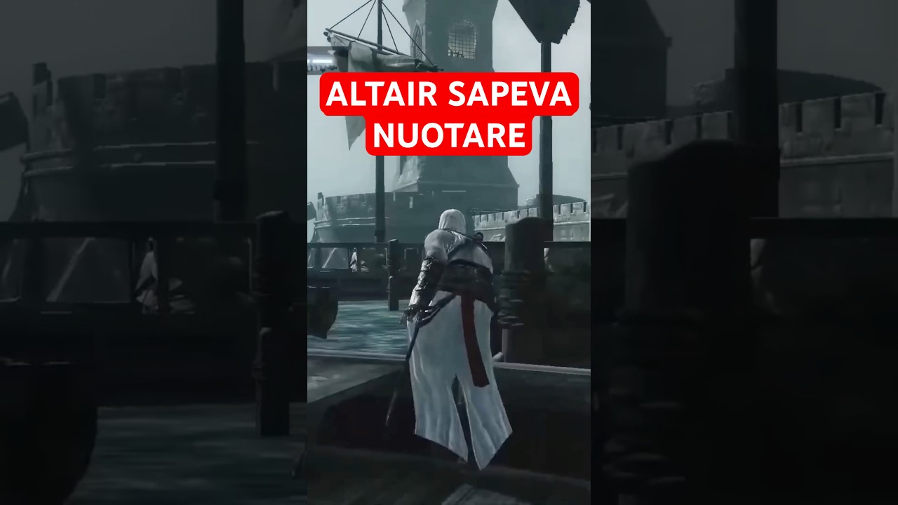 Altair sapeva nuotare! | #assassinscreed #altair #videogiochi #ubisoft