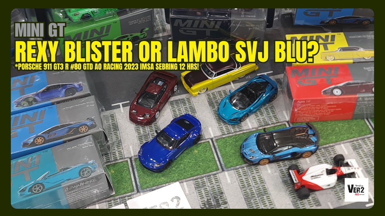 Ver2 MiniGT Drop Ep51 Z SVJ 750S EB110 911GT3 Blister Pack. How many of u understood this title? =P
