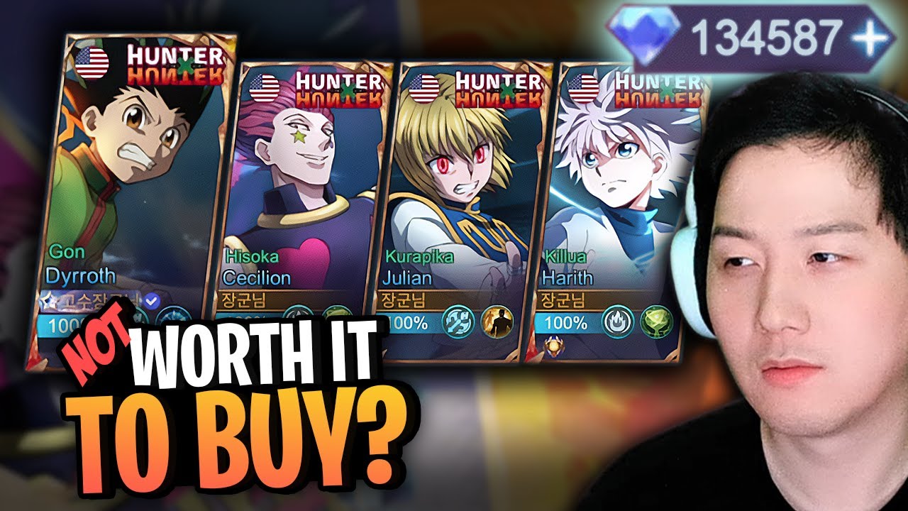 Wow so expensive!? How much are all MLBB HxH skins?