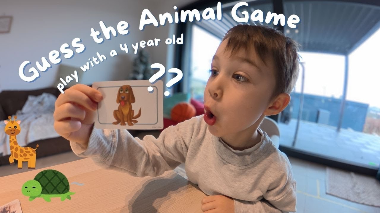 Guess the Animal Game with Aiden | Card Game for Kids | Educational Video for Kids | Kids Video