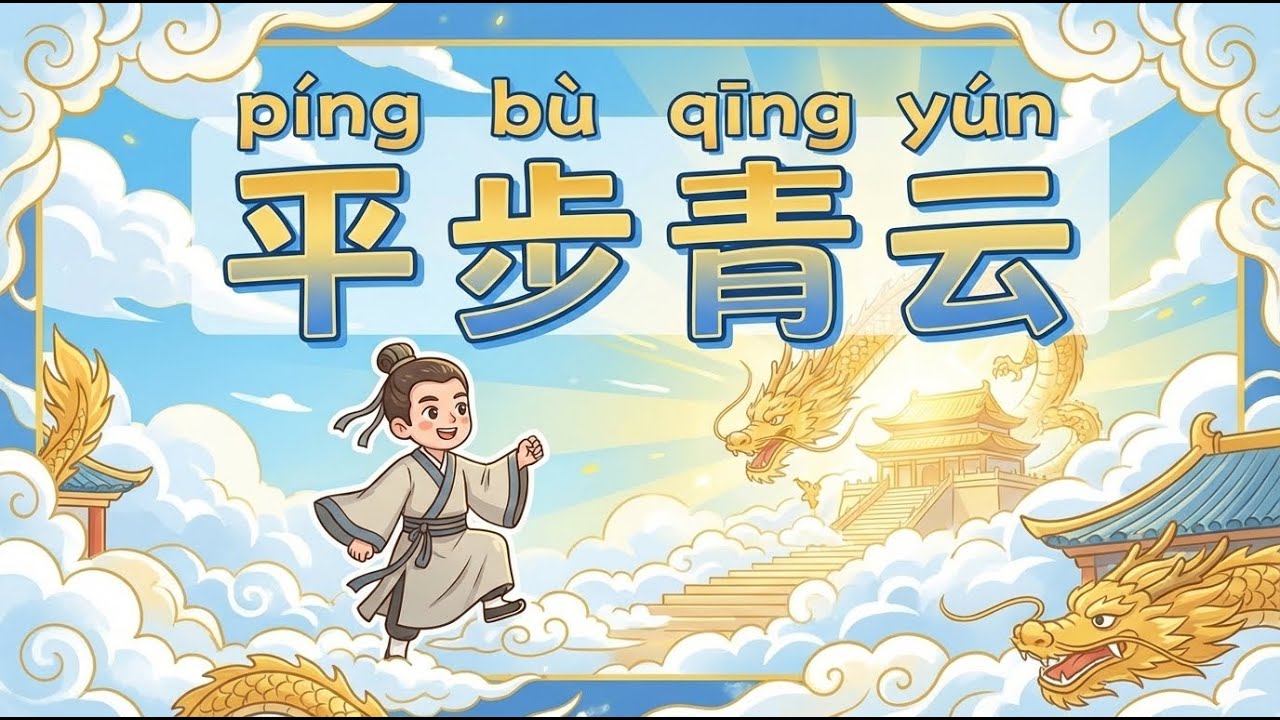 平步青云 (píng bù qīng yún) | 每天成语