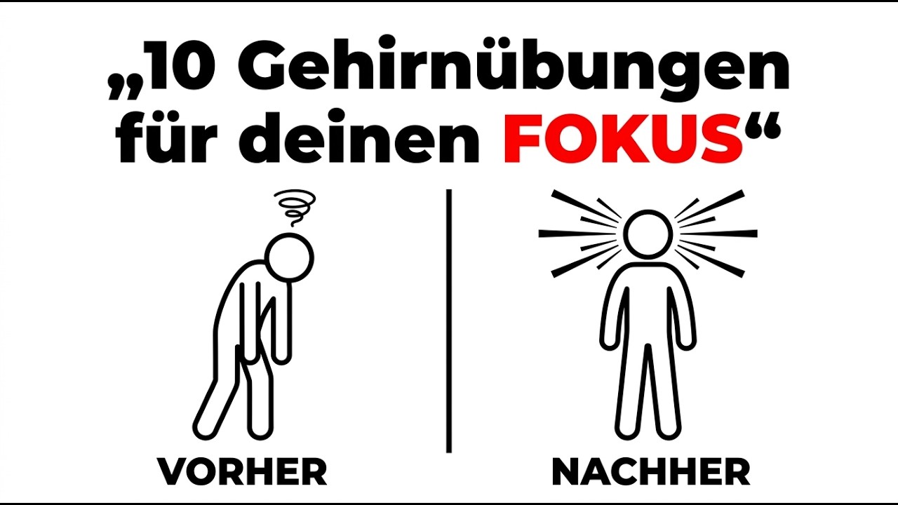 10 Gehirnübungen, die deinen Fokus sofort auf ein neues Level bringen