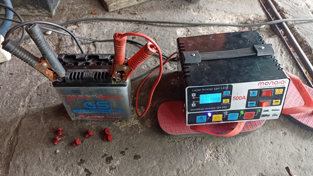 cara memperbaiki aki basah dengan cas aki biar gak drop amper (A) !