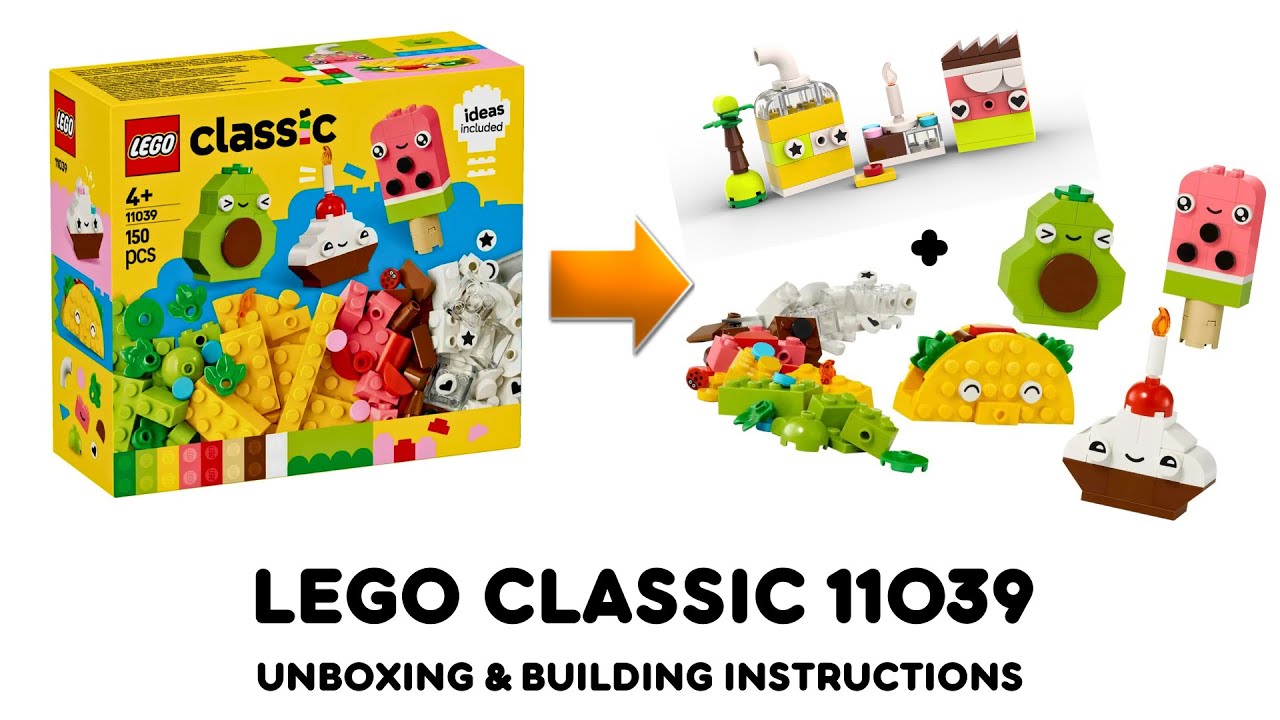LEGO CLASSIC 11039 ideas Unboxing and Building instructions