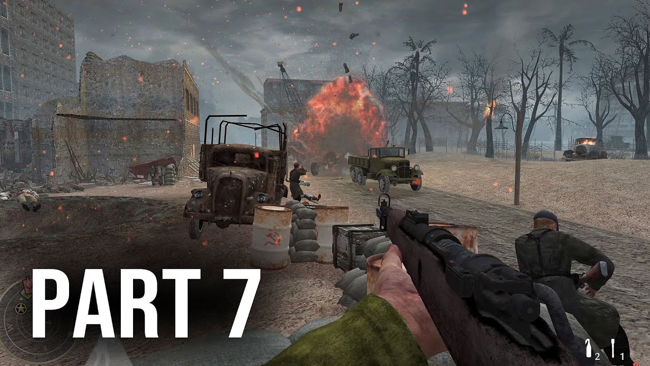 Call of Duty Spain at War Gameplay Part 7 - Defense of Madrid