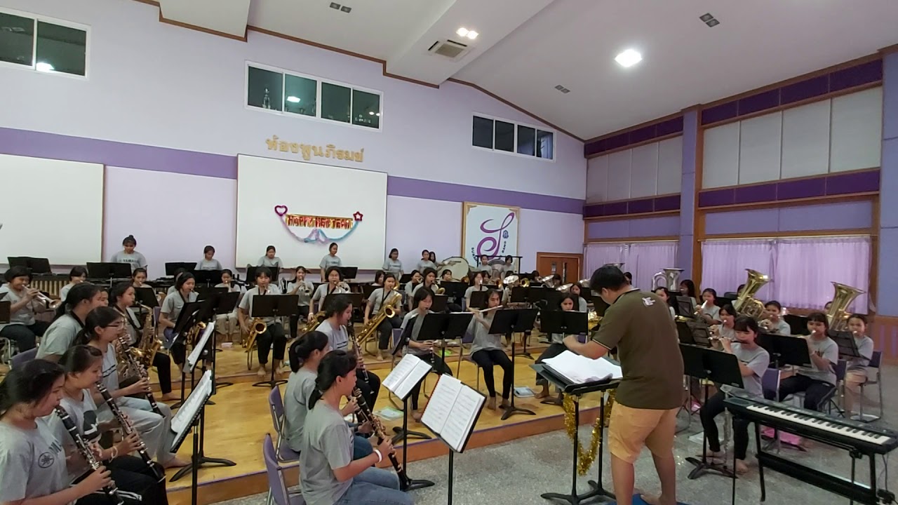 Sensei March | ซ้อมก่อนไปแข่งที่ประเทศสาธารณรัฐเชค | Suranaree Girls Wind Symphony