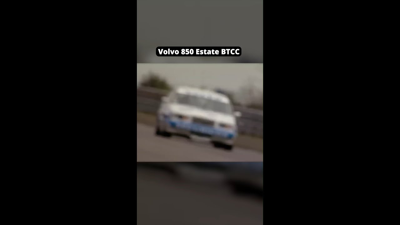 Когда компания Volvo решила вывести семейный универсал на гоночную трассу | Volvo 850R BTCC