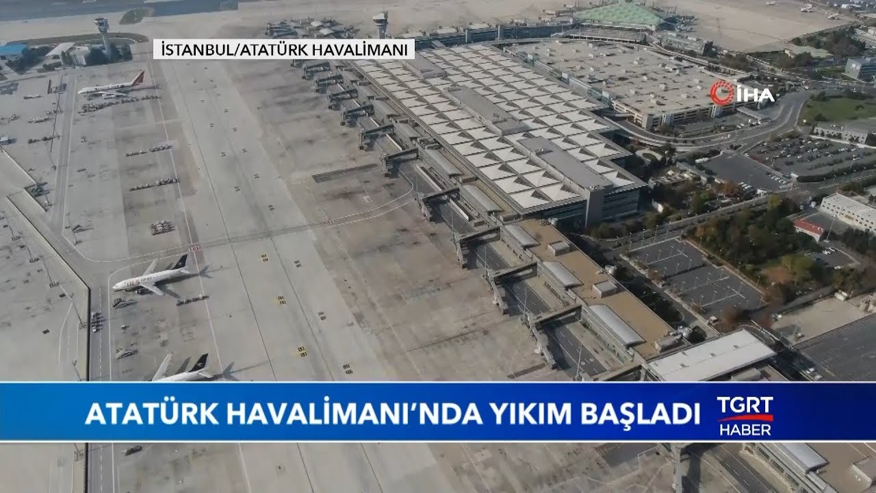 Atatürk Havalimanında Yıkım Başladı