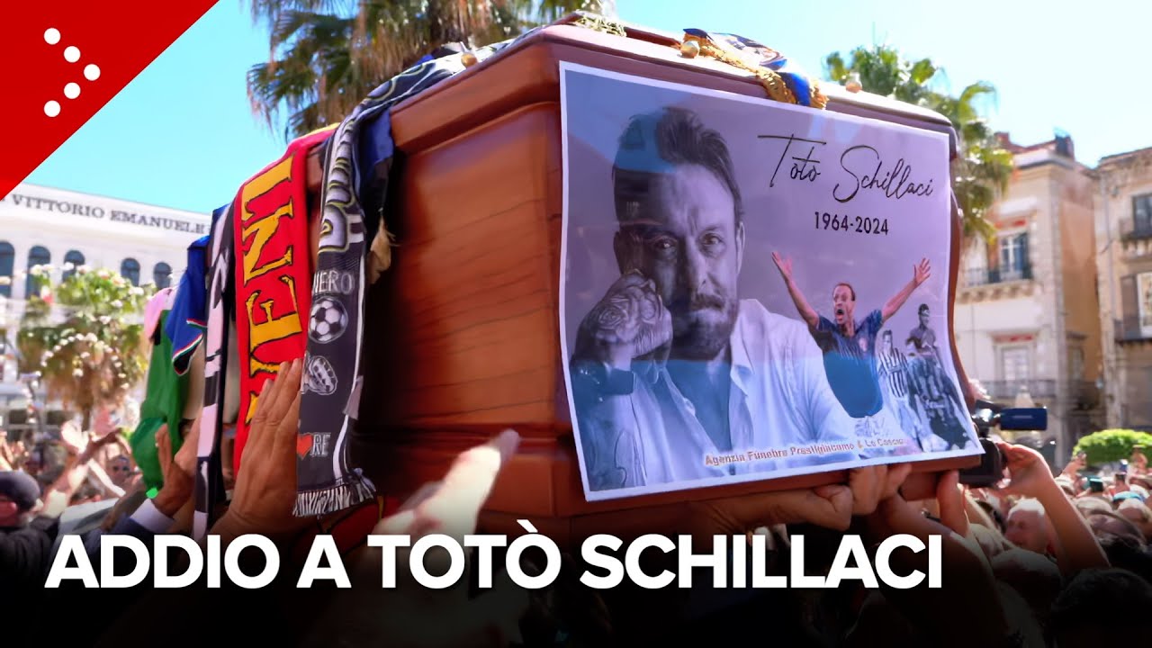 I funerali di Totò Schillaci a Palermo. Beppe Bergomi: 