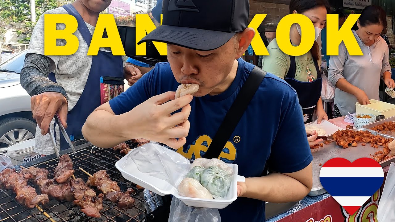 Обязательно попробуйте! Уличная еда Бангкока и утренний рынок 🇹🇭 Тайская уличная еда