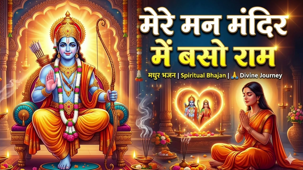 भजन: “मेरे मन मंदिर में बसो राम” // 2026 bhajan time !!  Mere man mandir me baso raam 