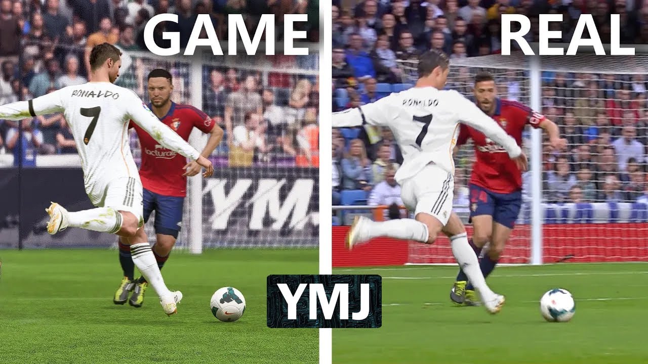 Cristiano Ronaldo's insane long shot goals | EAFC/FIFA | YMJ