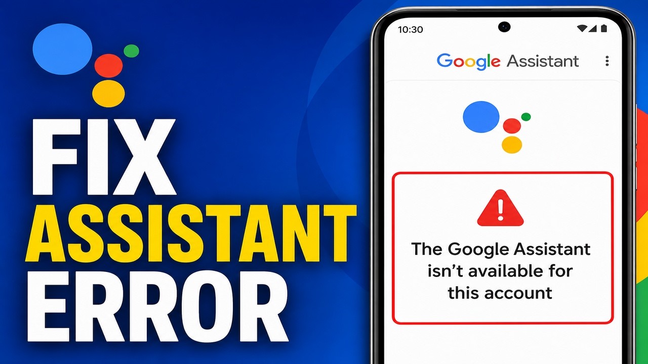 How to Fix &ldquo;The Google Assistant Isn&rsquo;t Available for This Account&rdquo; on Android