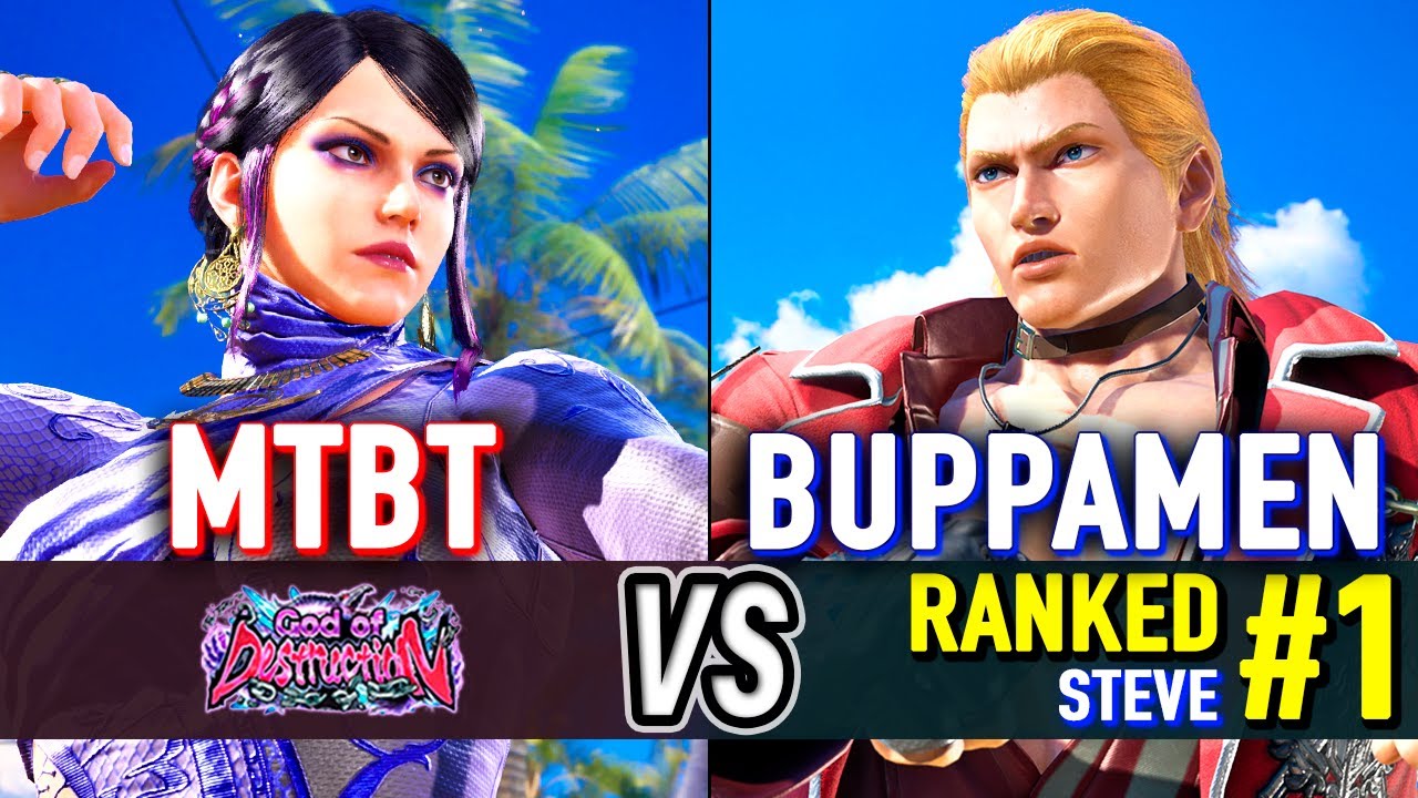 T8 🔥 MTBT (Zafina) vs BUPPAMEN (#1 Ranked Steve) 🔥 Tekken 8 High Level Gameplay