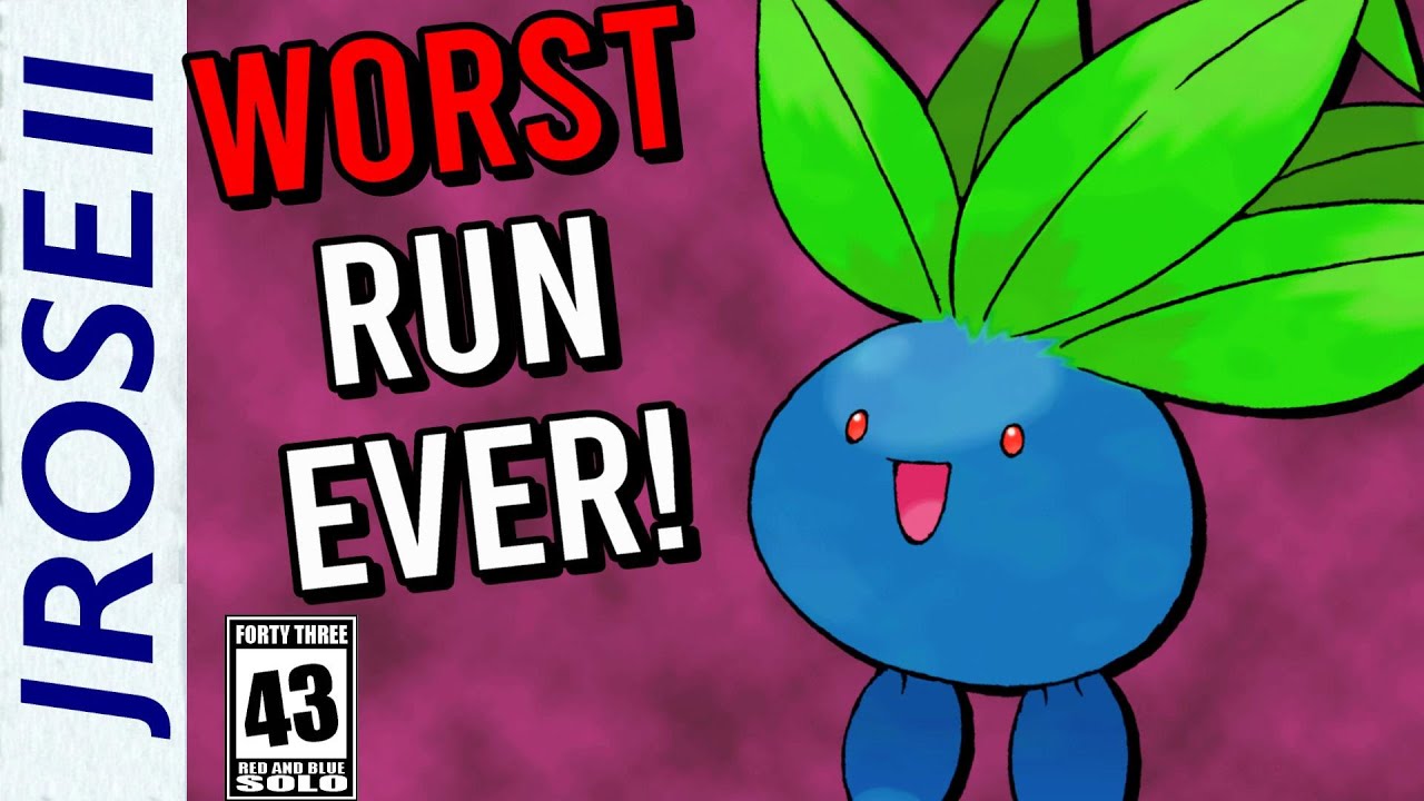 Can You Beat Pokemon Red/Blue with Just an Oddish?