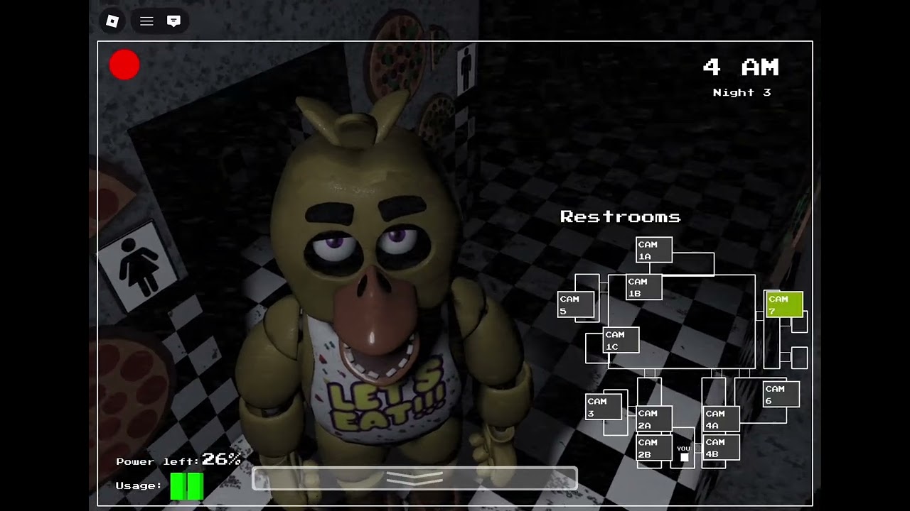 Fnaf  one on Roblox 