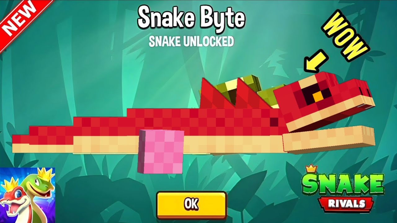 Snake Rivals - New Snake Byte Snake Unlocked!