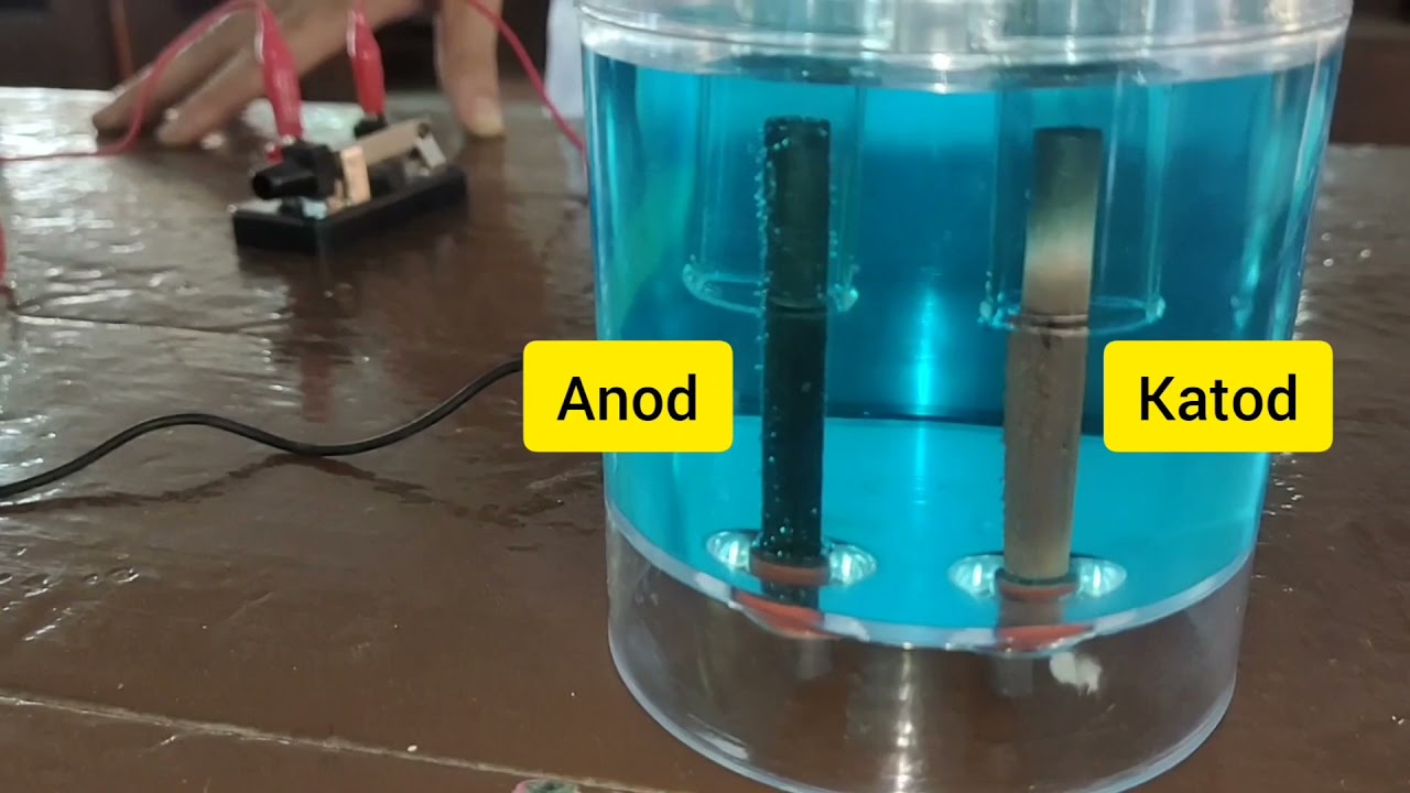 Elektrolisis Larutan Kuprum (ll) Sulfat dengan Menggunakan Elektrod Karbon dan Elektrod Kuprum