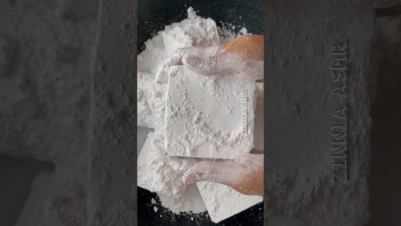 Full Block Crush Homemade Gym Chalk #zinniaasmr #oddlysatisfying