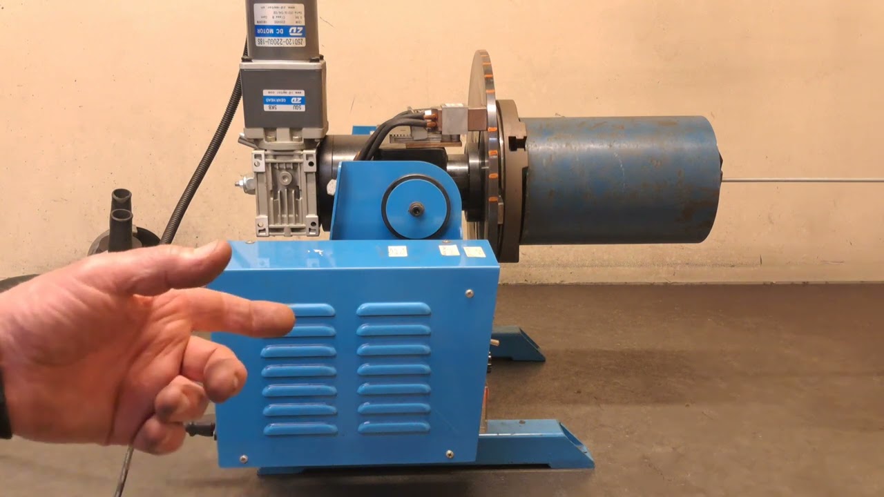 Modified Vevor/ ebay Welding Positioner.  Travel Speed, Chuck Capacity.....