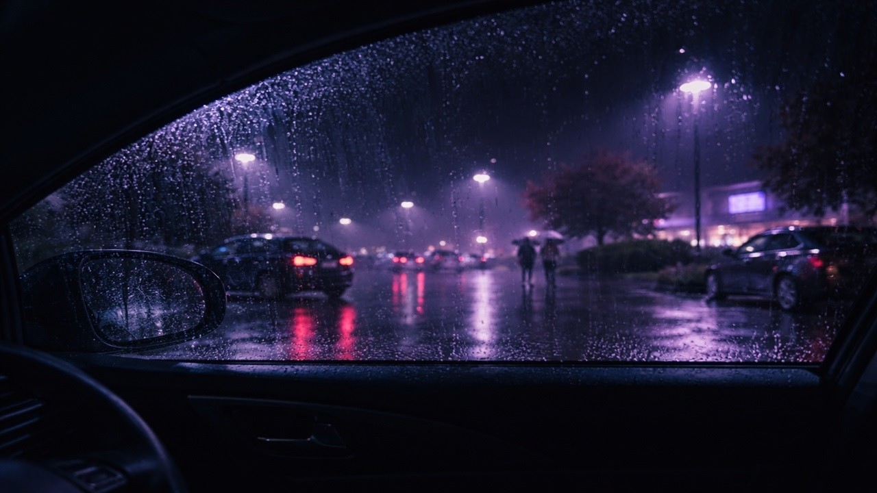 Relaxing Beat with Rain - Sleeping Music (3 hours)
