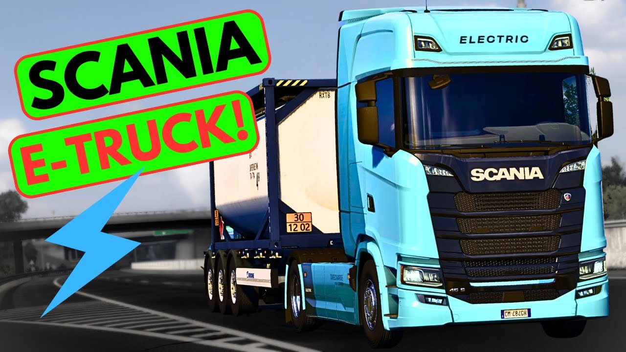NEW ELECTRIC TRUCK | Scania S BEV | ETS 2 Gameplay