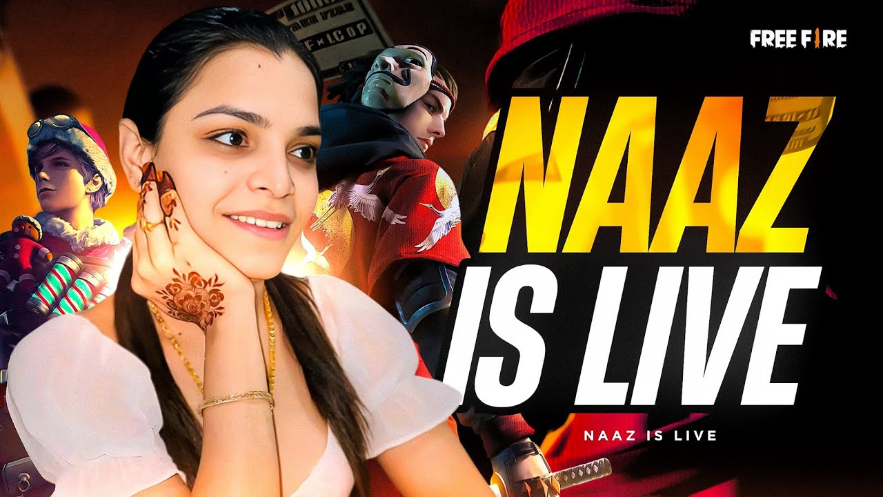 FREE FIRE LIVE with NAAZ MOBILE GAMEPLAY || Road to 1M🎯|| Booyah !❤️#shortsfeed #naazlive #freefire