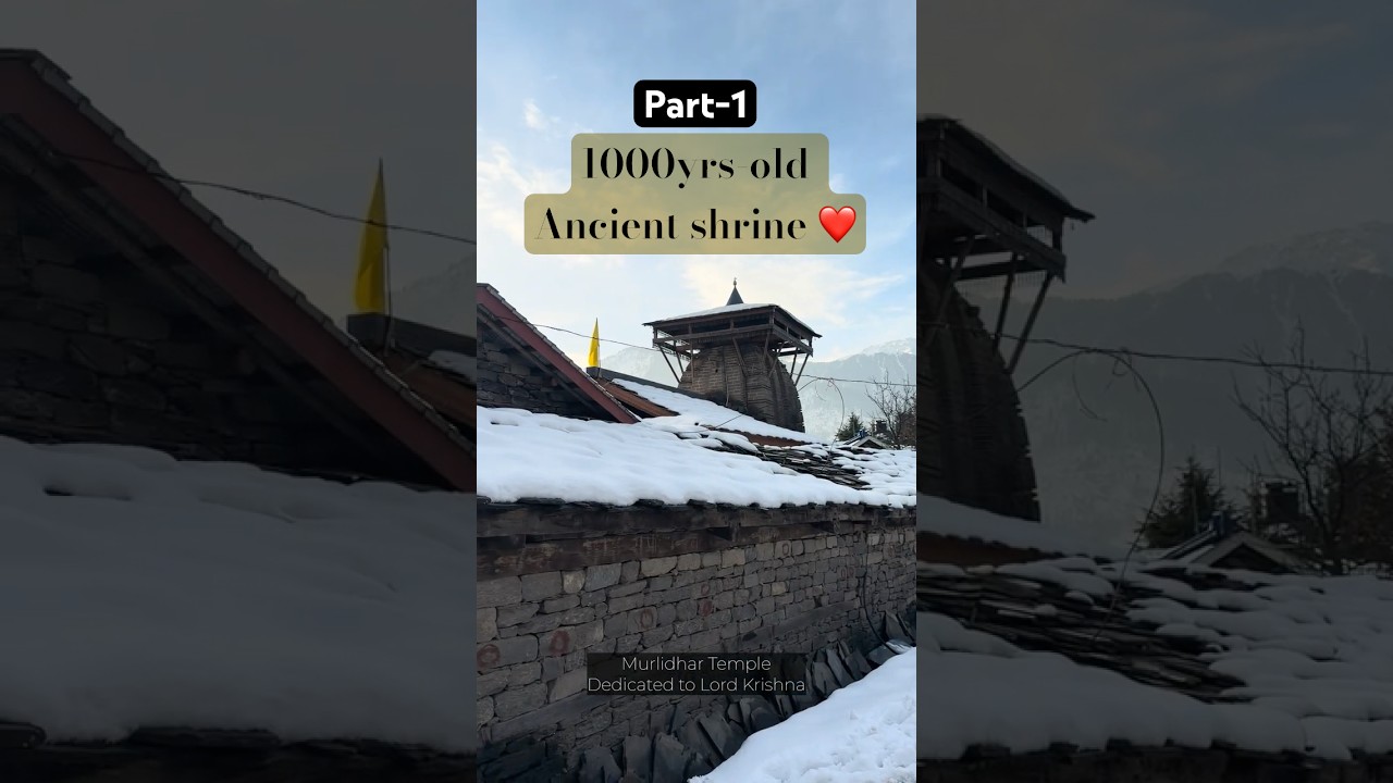 Krishna Temple of Naggar | 1000-year-old ancient shrine | The Oldest Hindu Temple | Radhe-Radhe ❤️