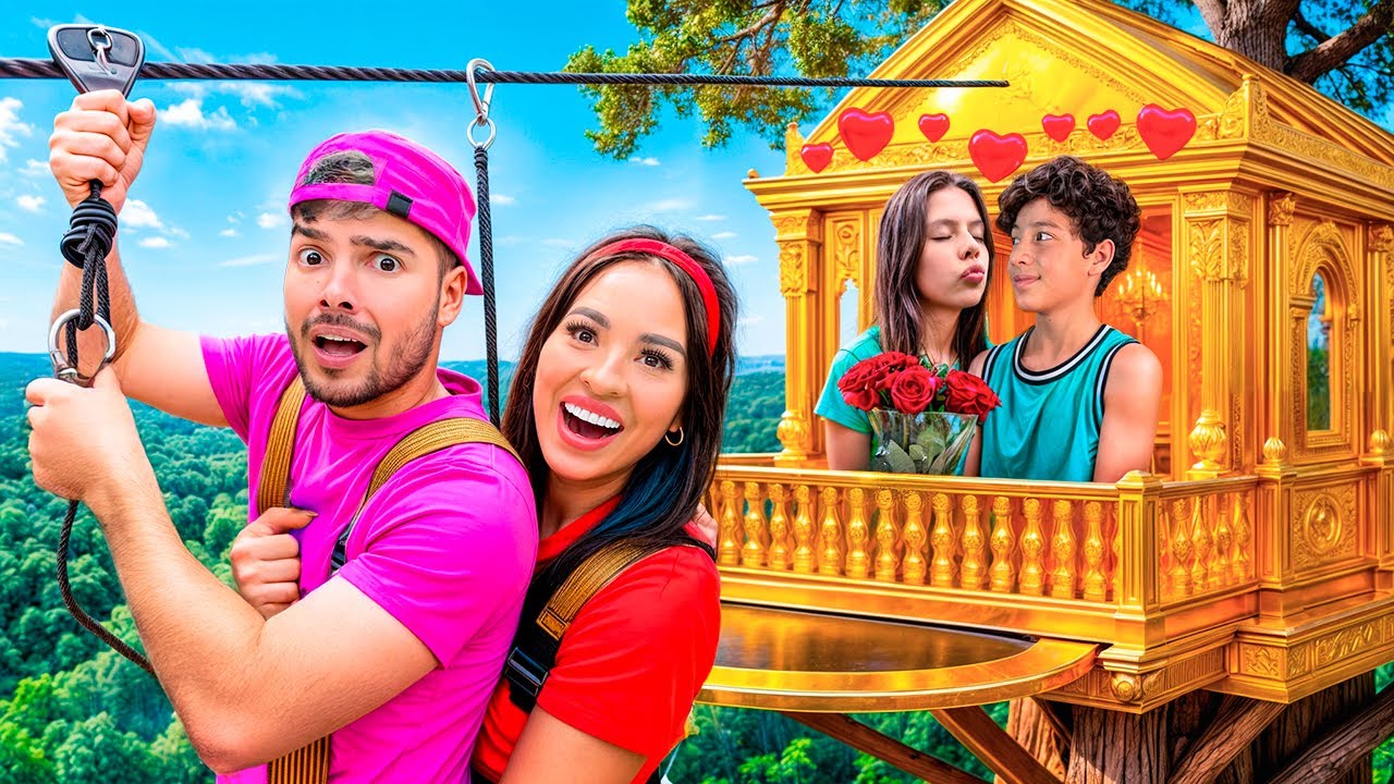 24 HORAS en LA CASA DEL ÁRBOL con TEAM KARMAS !!